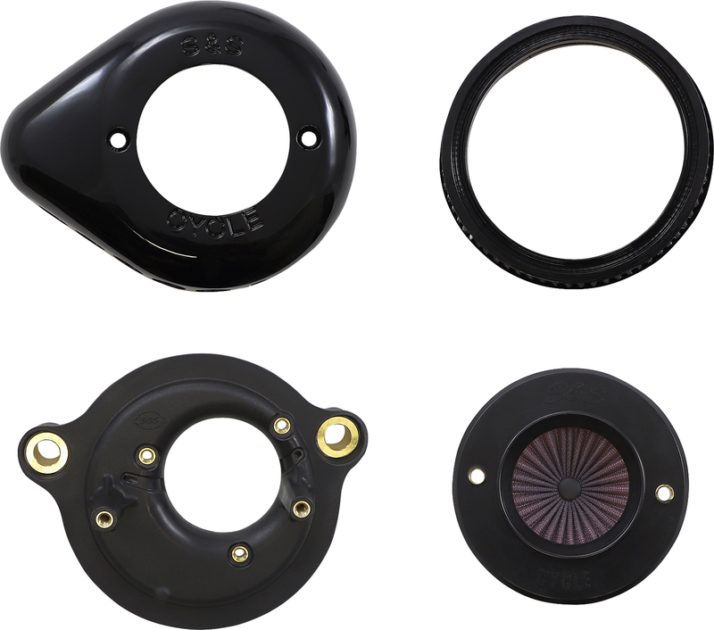 S&S CYCLE Air Stinger Stealth Air Cleaner Kit - Black