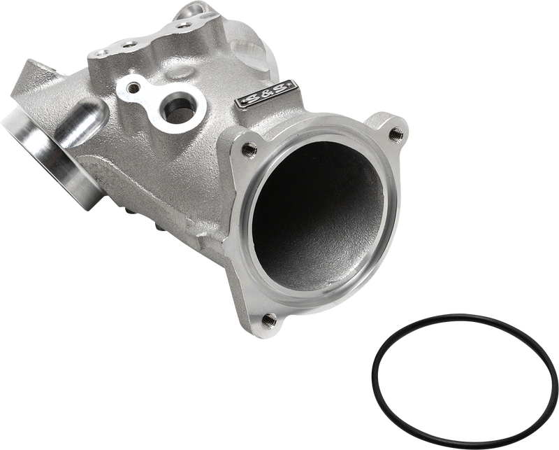S&S CYCLE Intake Manifold - M8 - 55 mm - Silver