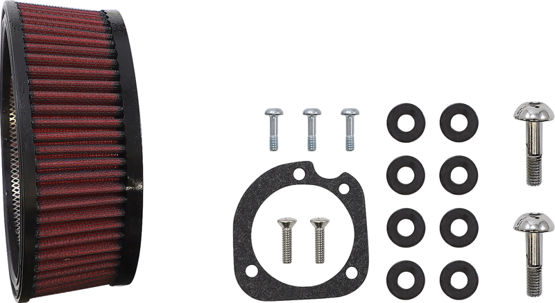 S&S CYCLE Air Stinger Stealth Air Cleaner Kit - Chrome