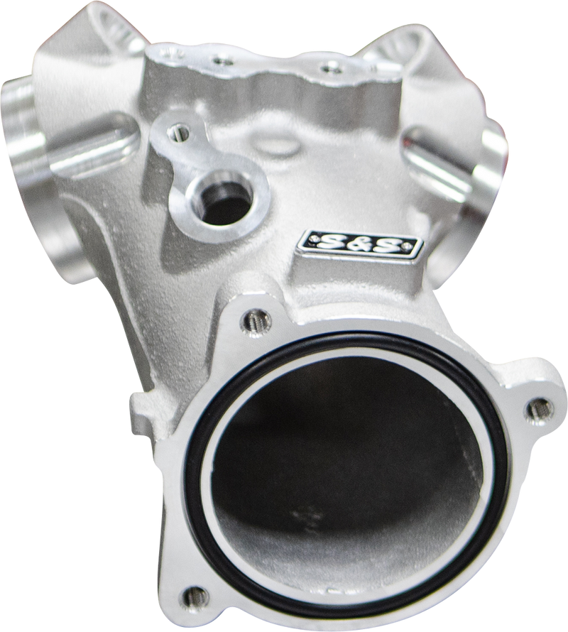 S&S CYCLE Intake Manifold - M8 - 55 mm - Silver