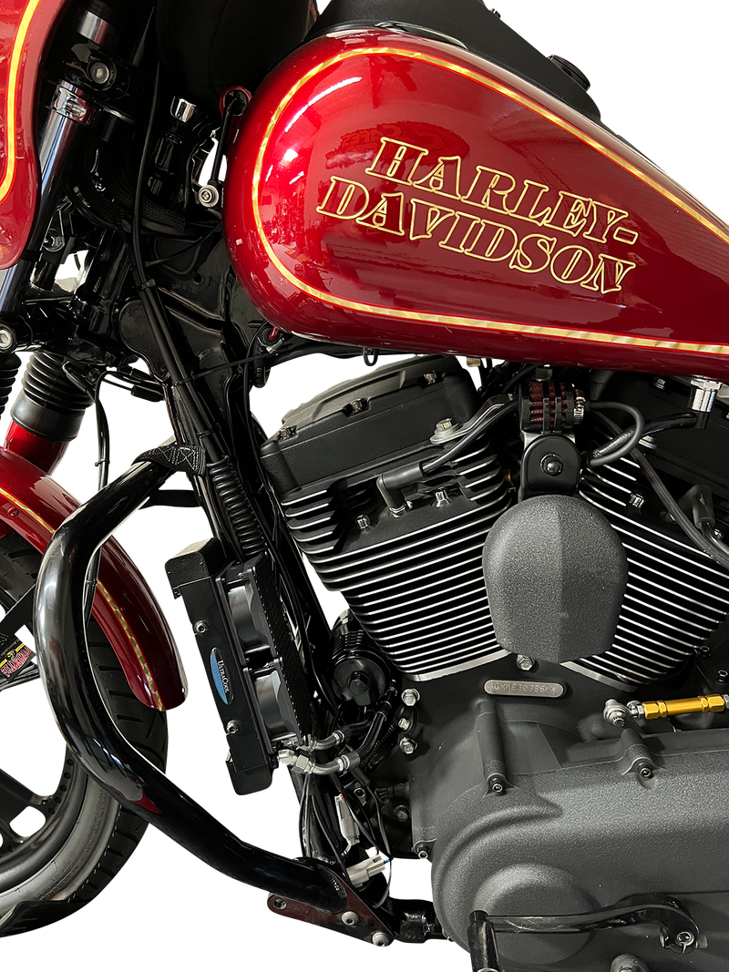 ULTRACOOL Side Mount Oil Cooler Kit - Naked Black - Sportster SMSP-2N