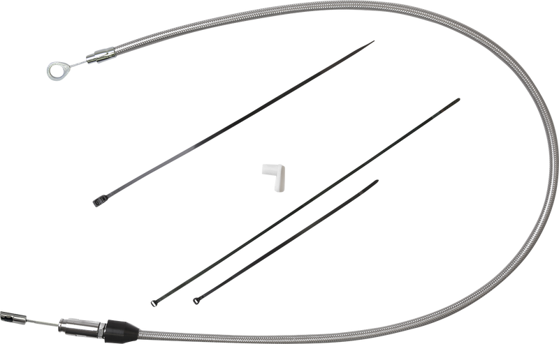 DRAG SPECIALTIES Quick Connect Upper Clutch Cable - Stainless Steel - 34"