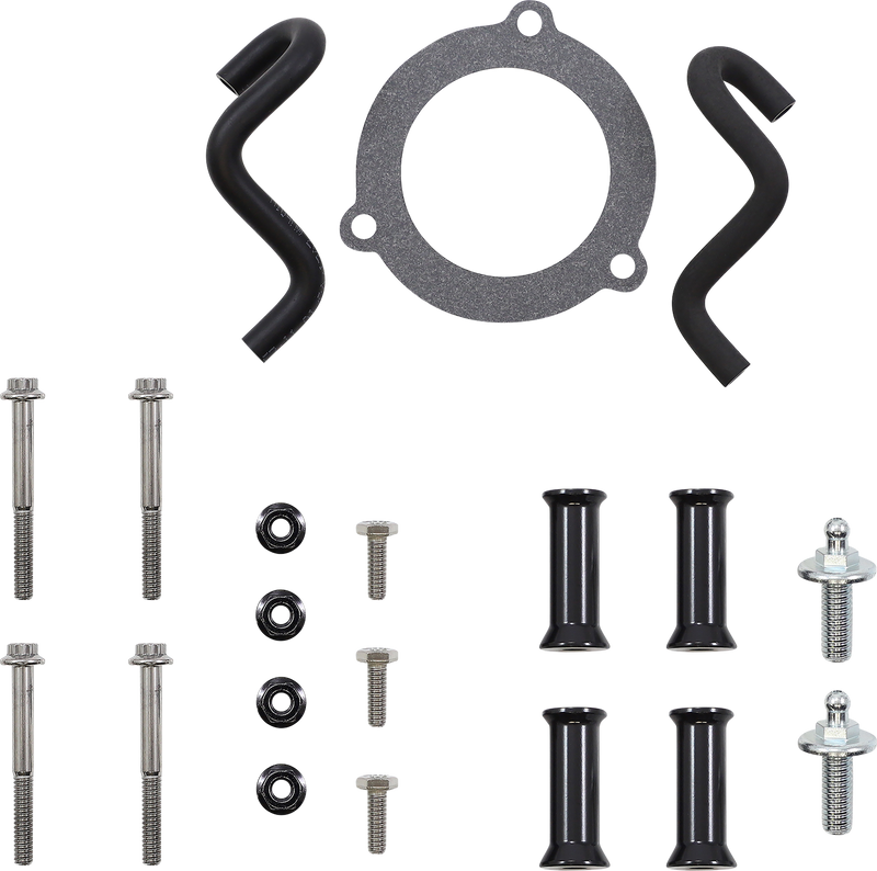 VANCE & HINES VO2 Blade Air Intake - Black Contrast -'08-'17 SOFTAIL & TOURING