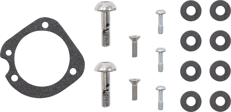 S&S CYCLE Air Stinger Stealth Air Cleaner Kit - Black Chrome Ring