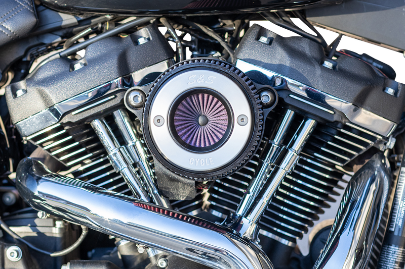 S&S CYCLE Air Stinger Stealth Air Cleaner Kit - Chrome Ring