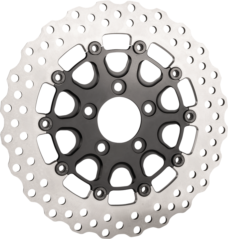 SLYFOX Rear Rotor - Black - 11.8" - '08-'23 TOURING