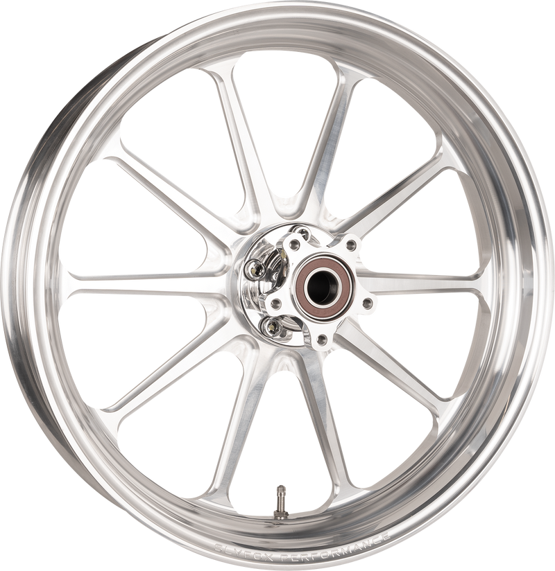SLYFOX Wheel - Track Pro - Front - Dual Disc/with ABS - Machined - 17x3.5 - '08-'22 TOURING