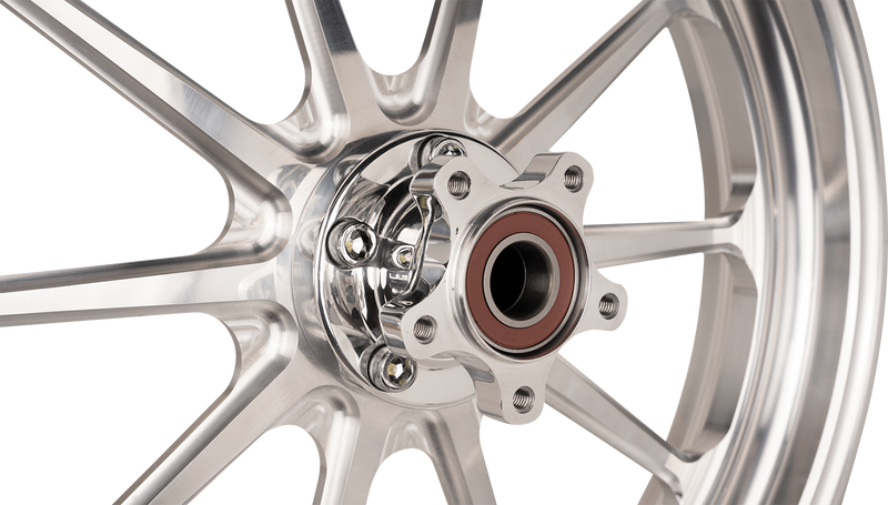 SLYFOX Wheel - Track Pro - Front - Dual Disc/with ABS - Machined - 17x3.5 - '08-'22 TOURING