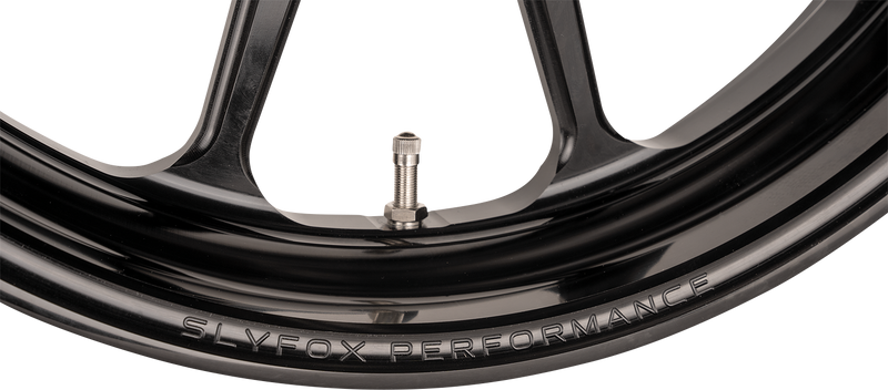 SLYFOX Wheel - Track Pro - Rear - Single Disc/without ABS - Black - 17x6 - '09-'22 TOURING