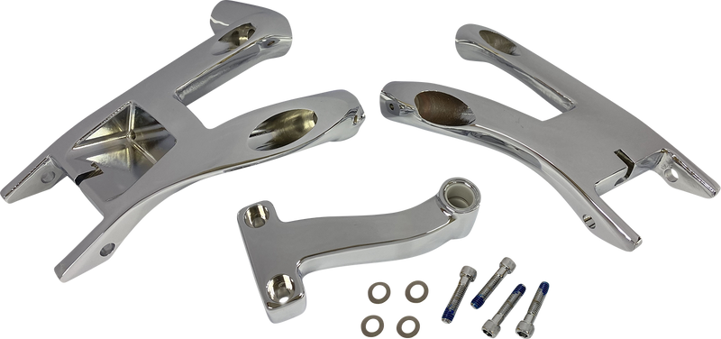 DRAG SPECIALTIES Chrome Rider Floorboard Mount