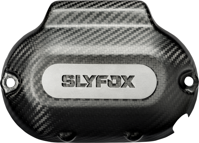 SLYFOX Carbon Fiber Transmission Cover - Matte - '17-'20 TOURING