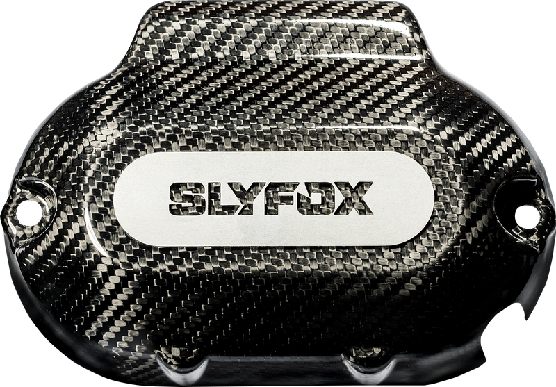SLYFOX Carbon Fiber Transmission Cover - Gloss - '17-'20 TOURING