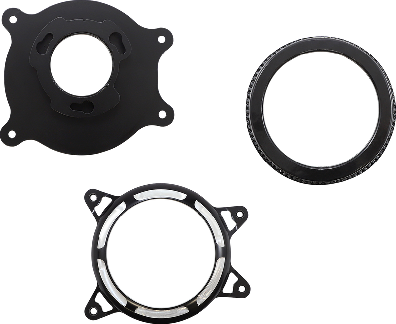 VANCE & HINES VO2 Insight Air Intake Kit - Black Contrast -'17-'24 SOFTAIL & TOURING