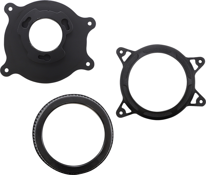 VANCE & HINES VO2 Insight Air Intake Kit - Black Wrinkle -'17-'24 SOFTAIL & TOURING