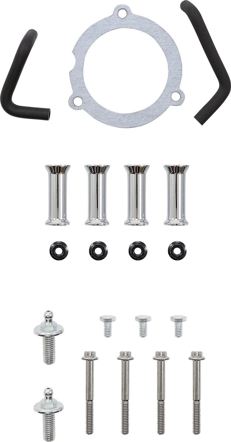 VANCE & HINES VO2 Insight Air Intake Kit - Chrome -'17-'24 SOFTAIL & TOURING