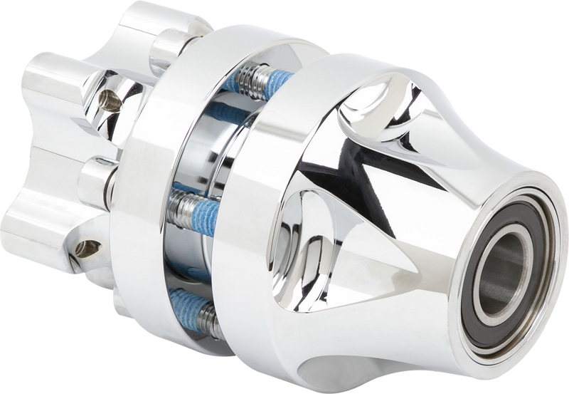 ARLEN NESS Front Single Disc Cartridge Hub Kit - Chrome - '18-'22 FXBB