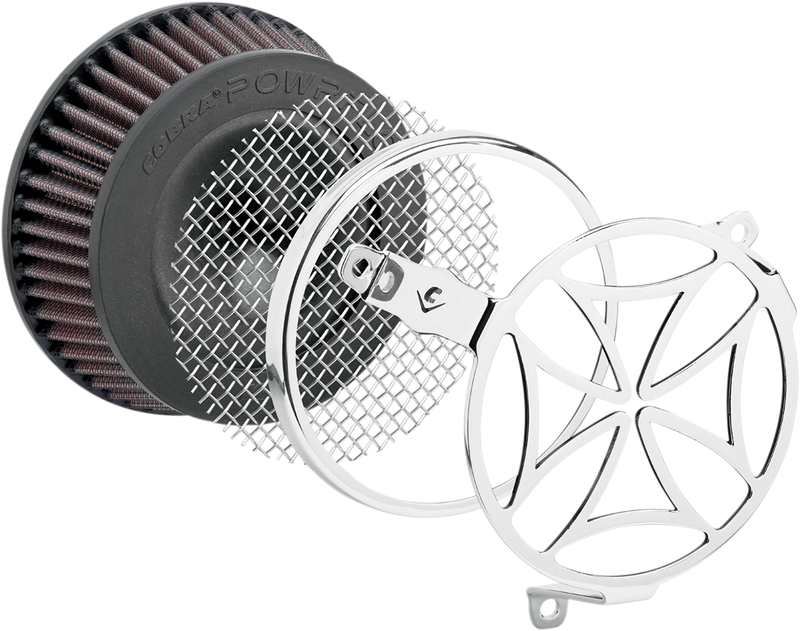 COBRA Air Cleaner Kit - Chrome