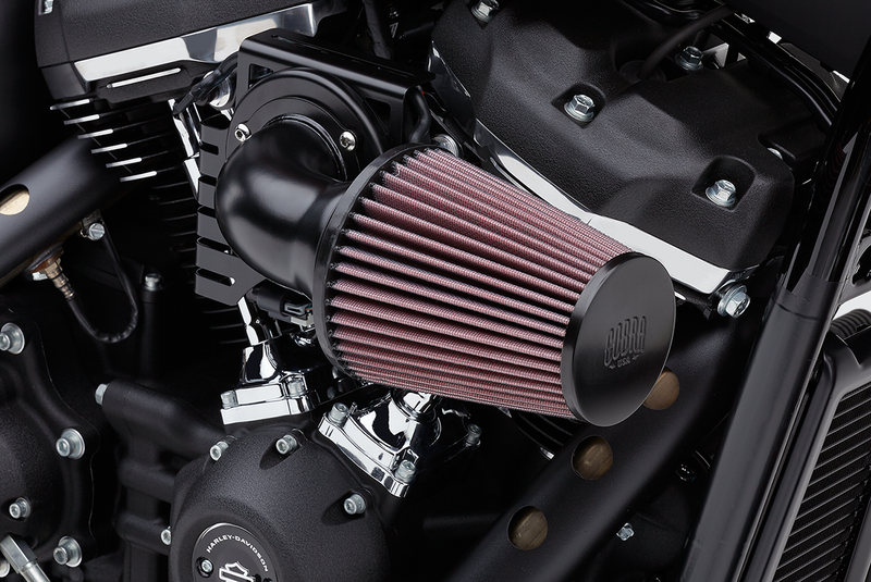 COBRA Cone Air Intake - Black - Softail