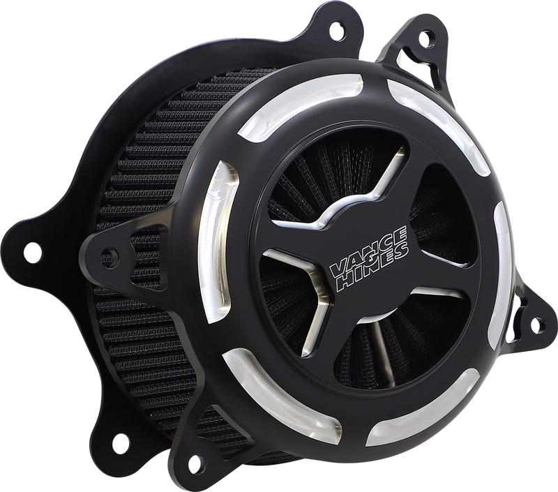 VANCE & HINES VO2 X Air Intake - Black Contrast -'08-'17 SOFTAIL & TOURING