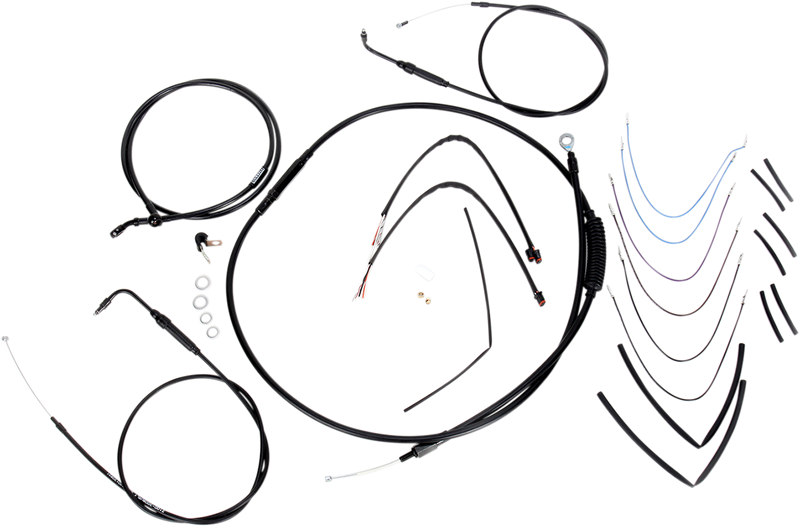 BURLY BRAND Control Kit - 14" Ape Hanger Handlebars