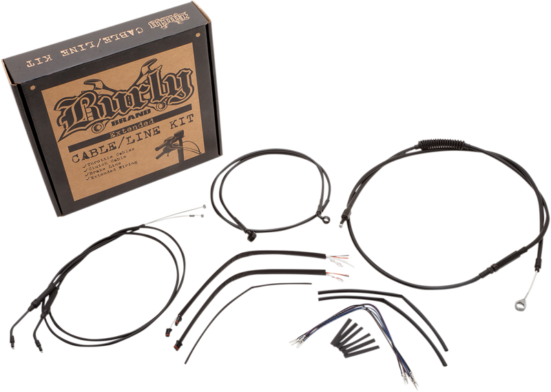 BURLY BRAND Control Kit - 14" Ape Hanger Handlebars