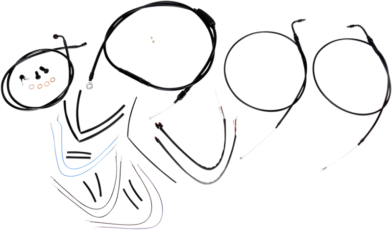 BURLY BRAND Control Kit - 16" Ape Hanger Handlebars