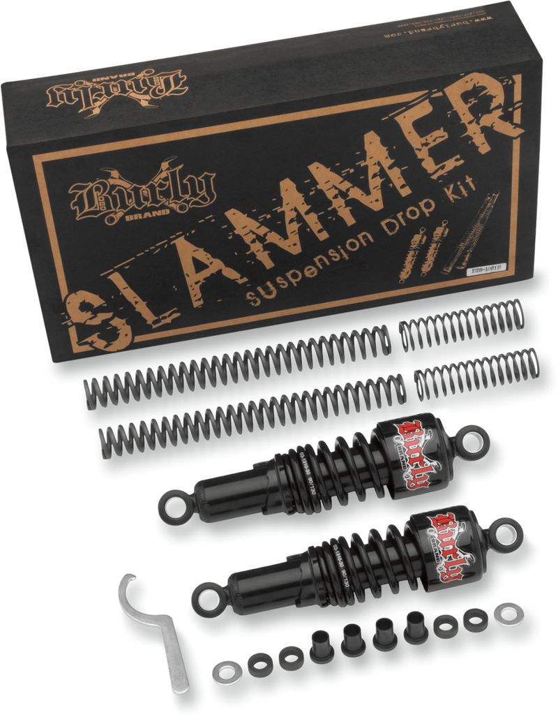 BURLY BRAND Suspension Kit - Slammer - Black - '04 - '15 XL