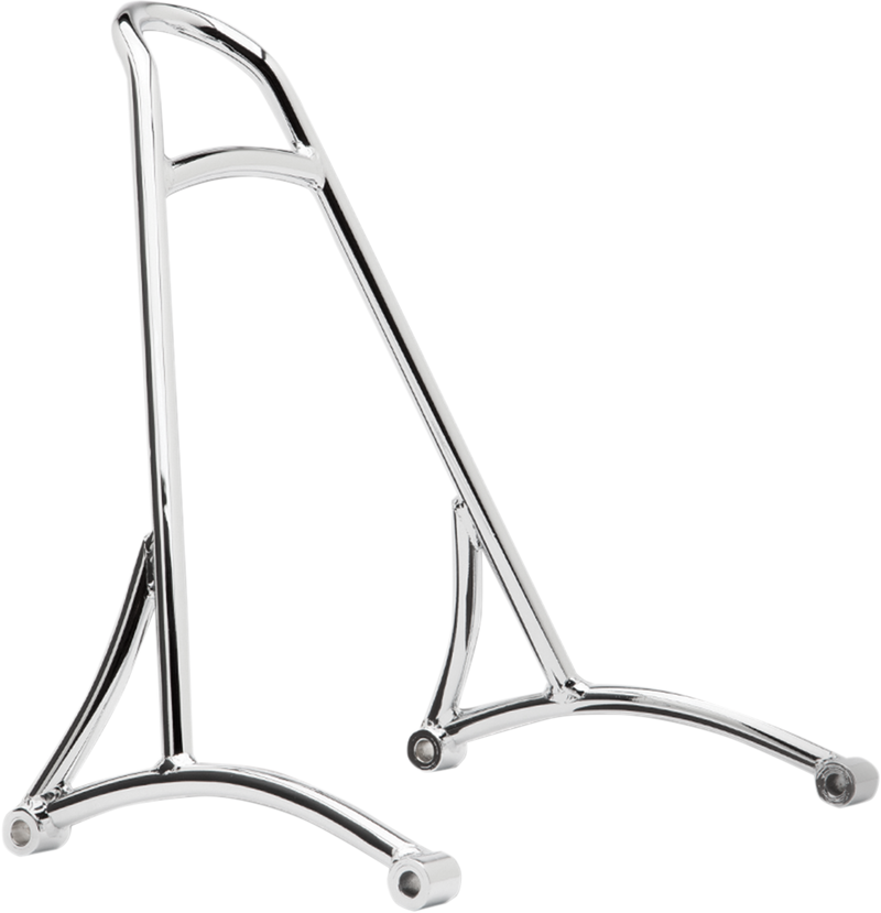 BURLY BRAND Sissy Bar - Short - Chrome - Touring