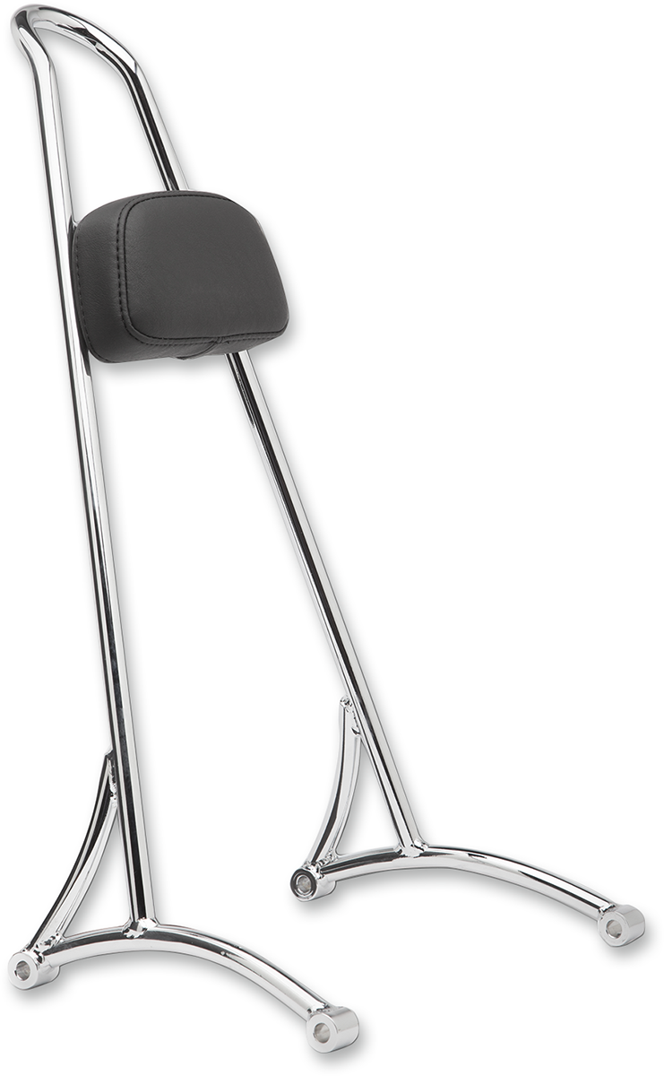 BURLY BRAND Tall Sissy Bar - Chrome