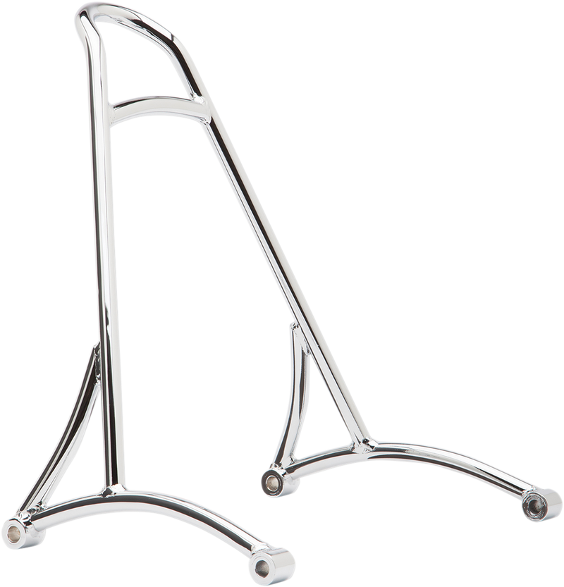 BURLY BRAND Sissy Bar - Short - Chrome - Dyna
