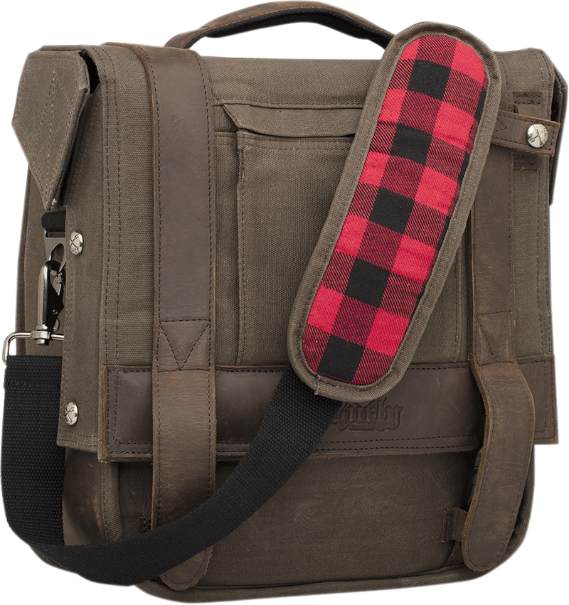 BURLY BRAND Detachable Saddlebag - Dark Oak