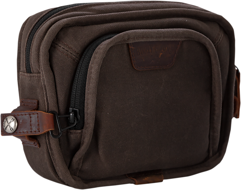BURLY BRAND Handlebar Bag - Dark Oak