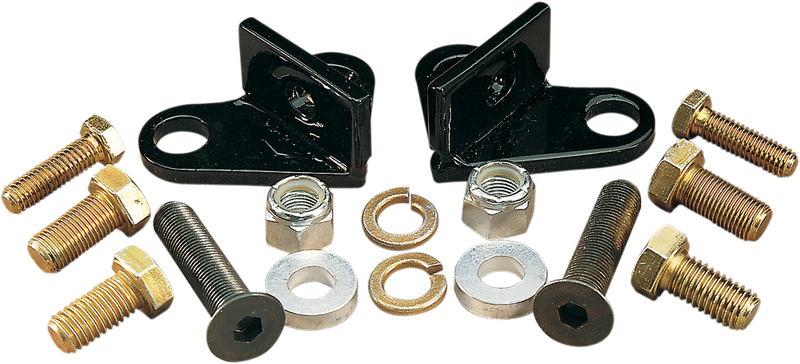 BURLY BRAND Rear Lowering Kit - Black - Lowers 1" - '85-'96 FLT