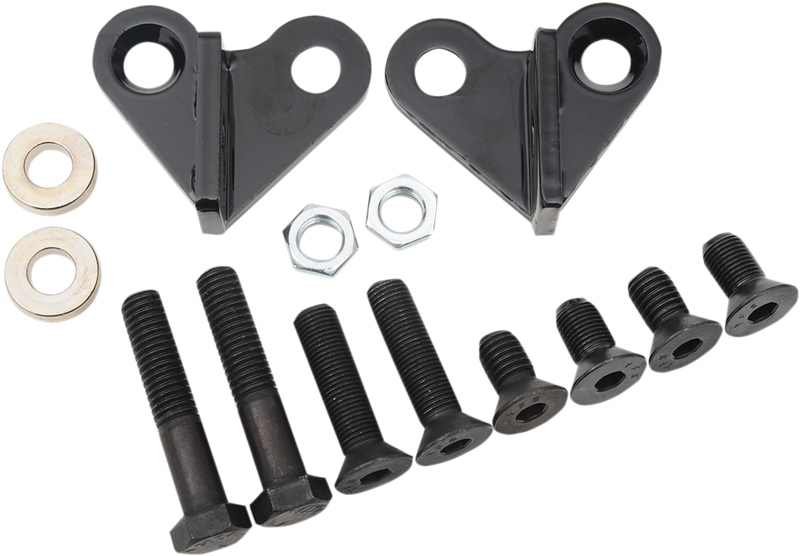 BURLY BRAND Rear Lowering Kit - Black - Lowers 1" - '97-'01 FLHT