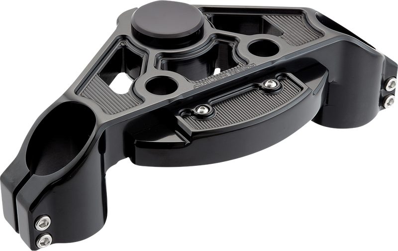 ARLEN NESS Method® 2" Drop Top Triple Tree - Anodized Black