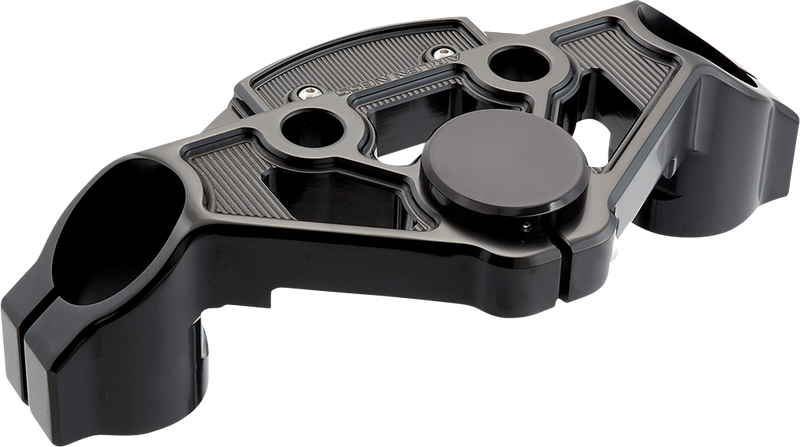 ARLEN NESS Method® 2" Drop Top Triple Tree - Anodized Black