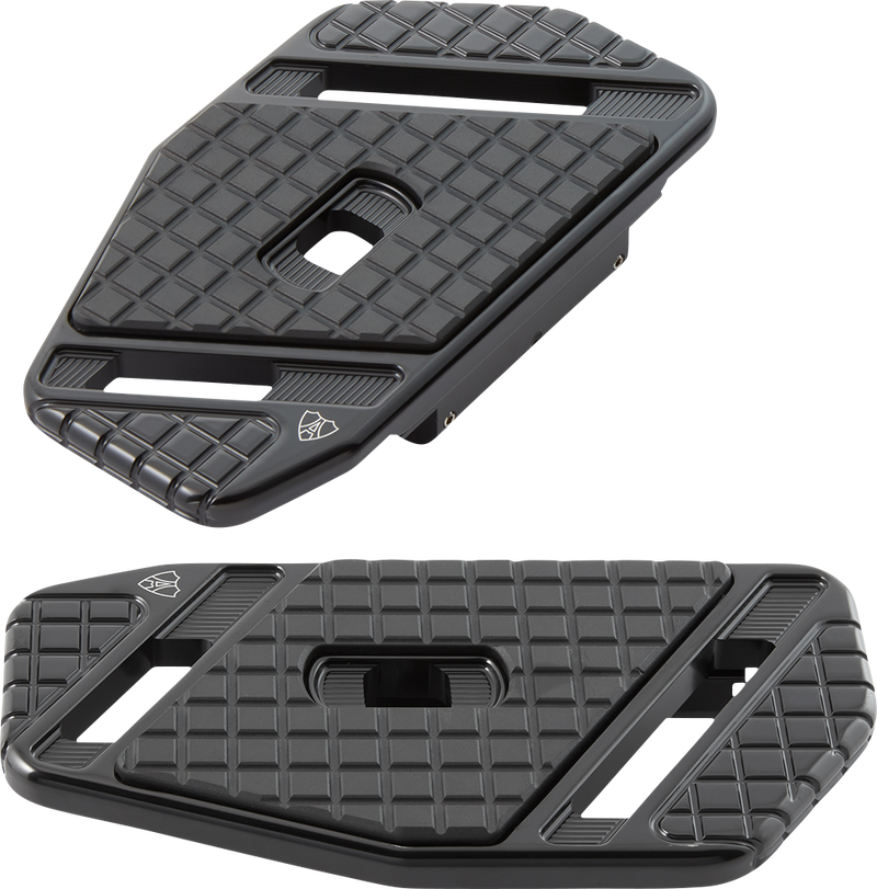 ARLEN NESS SpeedLiner Passenger Floorboards - Black - 1986-2022 TOURING, SOFTAIL, DYNA MODELS