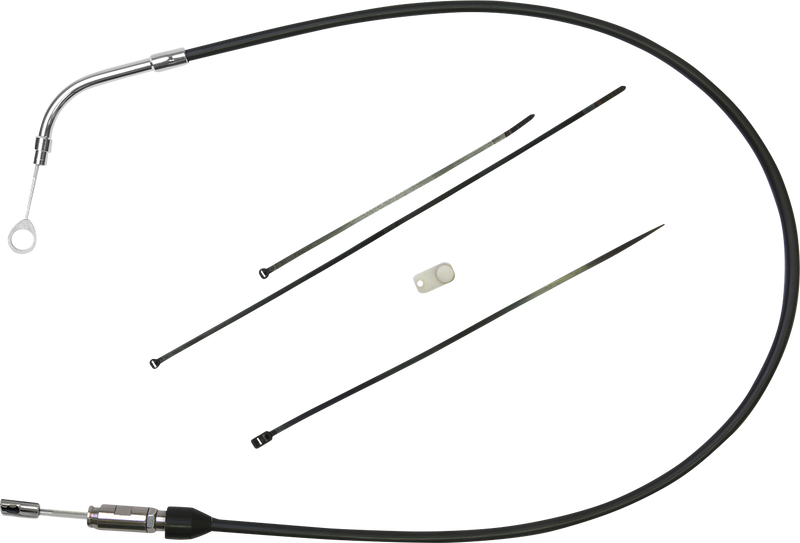 DRAG SPECIALTIES Quick Connect Clutch Cable - Upper - 41" - Black/Chrome - FLH '21-'23