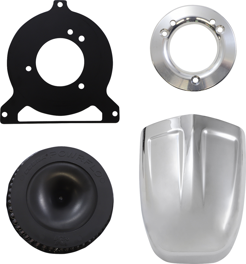 COBRA PowrFlo Air Intake Kit - Chrome