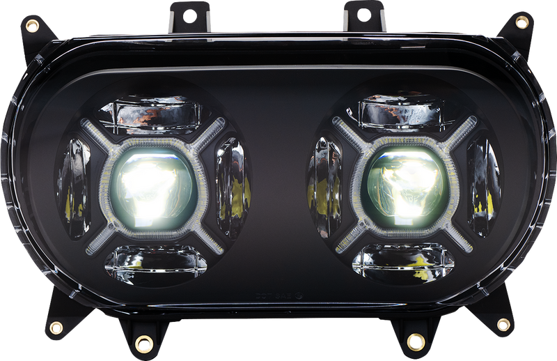 CUSTOM DYNAMICS Double-X Led Headlights For RoadGlide 2015-2024
