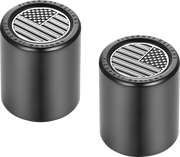 FIGURATI DESIGNS Docking Covers - American Flag - Short - Contrast Cut - Black FD26-DC-2530-BK