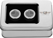 FIGURATI DESIGNS Docking Covers - American Flag - Short - Contrast Cut - Silver FD26-DC-2530-SS