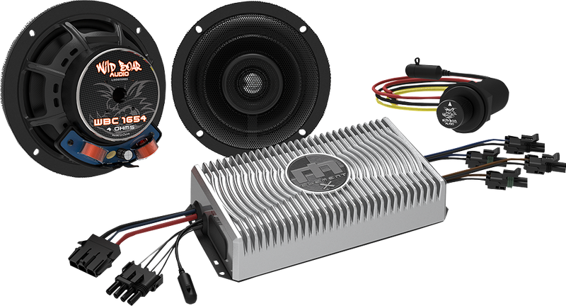 WILD BOAR AUDIO Amplifier/Speaker/Bluetooth Controller - FLHT WBA FLHT-BT KIT