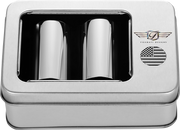 FIGURATI DESIGNS Docking Covers - American Flag - Long - Contrast Cut - Silver FD26-DC-2545-SS