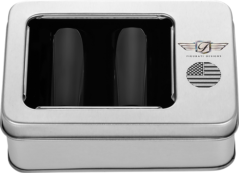 FIGURATI DESIGNS Docking Covers - American Flag - Long - Contrast Cut - Black FD26-DC-2545-BK