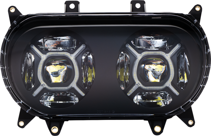 CUSTOM DYNAMICS ProGlow Double-X Led Headlights For RoadGlide 2015-2024
