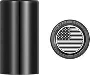 FIGURATI DESIGNS Docking Covers - American Flag - Long - Contrast Cut - Black FD26-DC-2545-BK