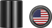 FIGURATI DESIGNS Docking Covers - American Flag - Black FD21-DC-2730-BK