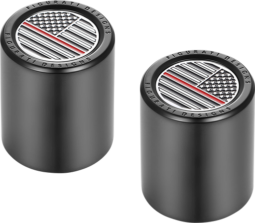 FIGURATI DESIGNS Docking Covers - American Flag - Contrast Cut - Black FD75-DC-2730-BK