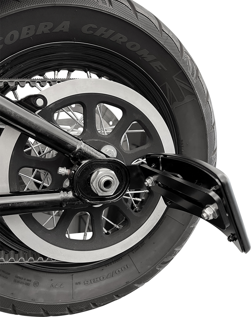 KODLIN USA LICENSE PLATE BRACKET - M8 SOFTAIL - BLACK